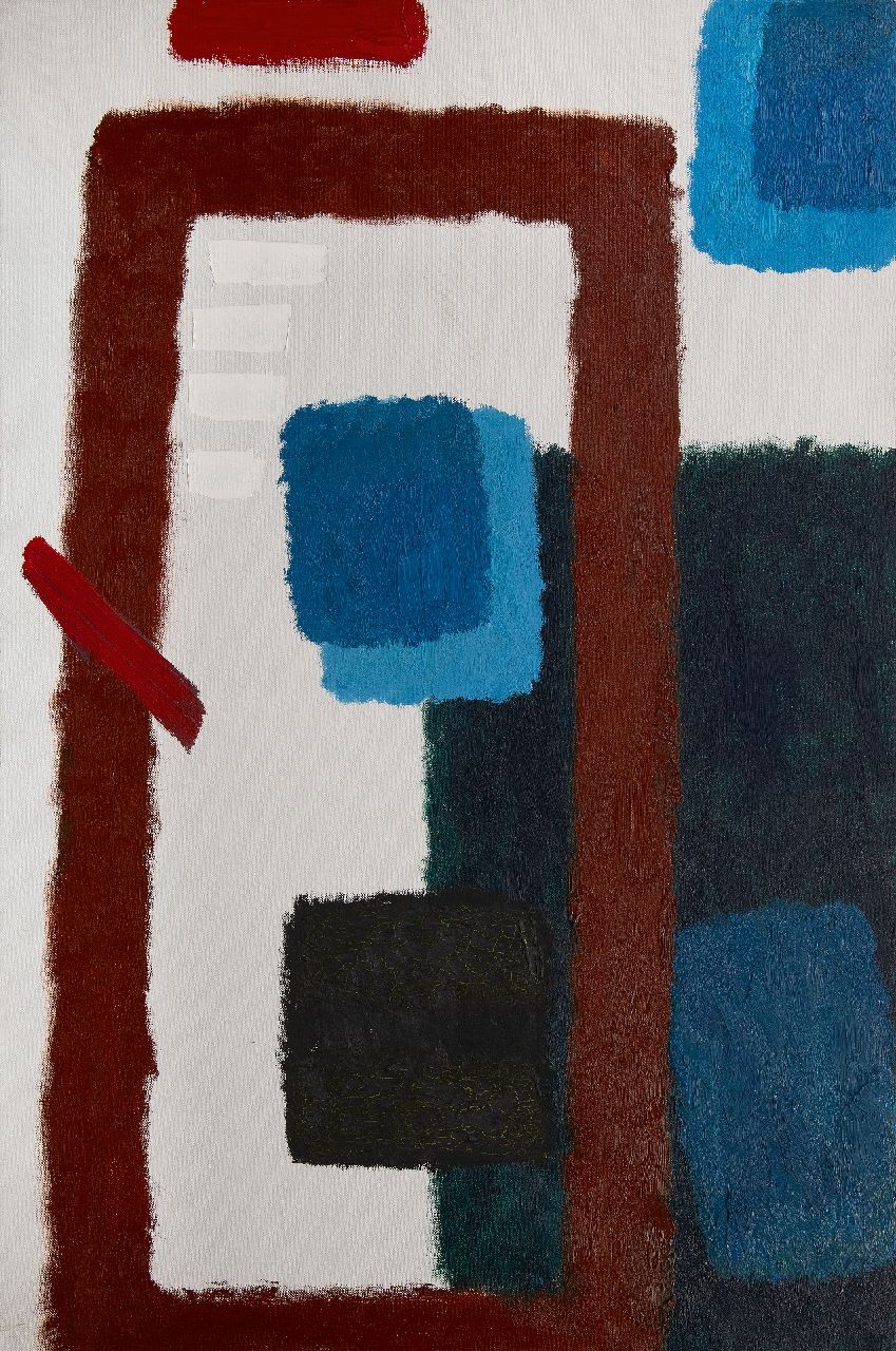 Hussem W.F.K. | 'Willem' Frans Karel Hussem | Gemälde zum Verkauf angeboten | Abstrakte Komposition, Öl auf Leinwand 150,3 x 100,5 cm, zu datieren 1962 Hussem W.F.K. | 'Willem' Frans Karel Hussem | Gemälde zum Verkauf angeboten | Abstrakte Komposition, Öl auf Leinwand 150,3 x 100,5 cm, zu datieren 1962
