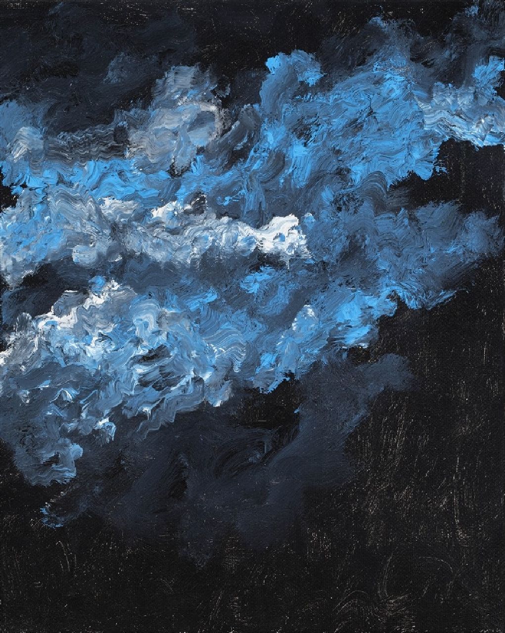 Armando   | Armando | Gemälde zum Verkauf angeboten | Wolken, Öl auf Leinwand 50,0 x 40,0 cm, Unterzeichnet im Verso und im Verso 13-3-12
