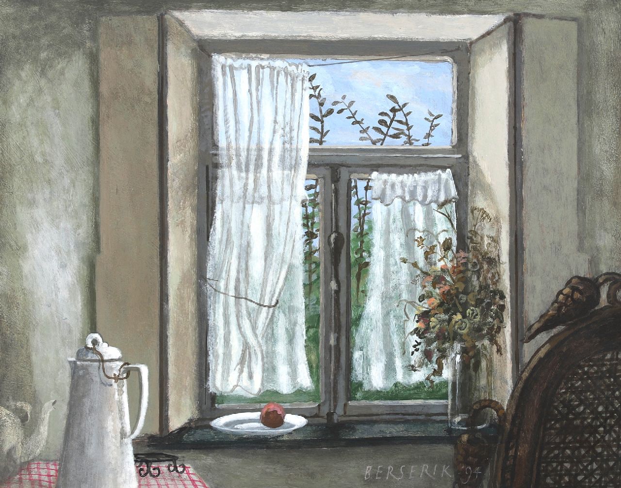 Berserik H.  | Hermanus 'Herman' Berserik | Gemälde zum Verkauf angeboten | x, Acryl auf Holz 29,5 x 37,0 cm, Unterzeichnet u.r. und datiert '94