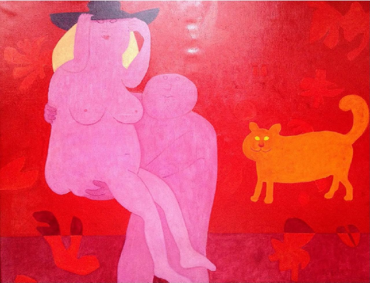 Roëde J. | Jan Roëde | Gemälde zum Verkauf angeboten | x, Öl auf Leinwand 114,0 x 146,0 cm, datiert 1969 Roëde J. | Jan Roëde | Gemälde zum Verkauf angeboten | x, Öl auf Leinwand 114,0 x 146,0 cm, datiert 1969