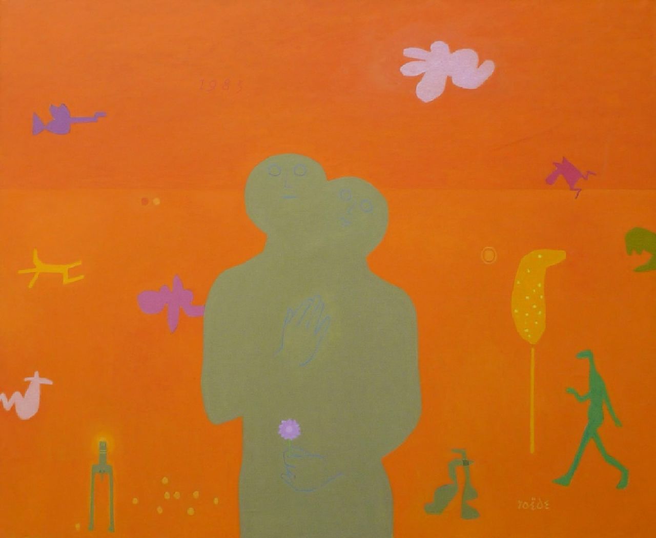 Roëde J. | Jan Roëde | Gemälde zum Verkauf angeboten | x, Öl auf Leinwand 114,0 x 146,0 cm, Unterzeichnet u.r. und datiert 1983 Roëde J. | Jan Roëde | Gemälde zum Verkauf angeboten | x, Öl auf Leinwand 114,0 x 146,0 cm, Unterzeichnet u.r. und datiert 1983