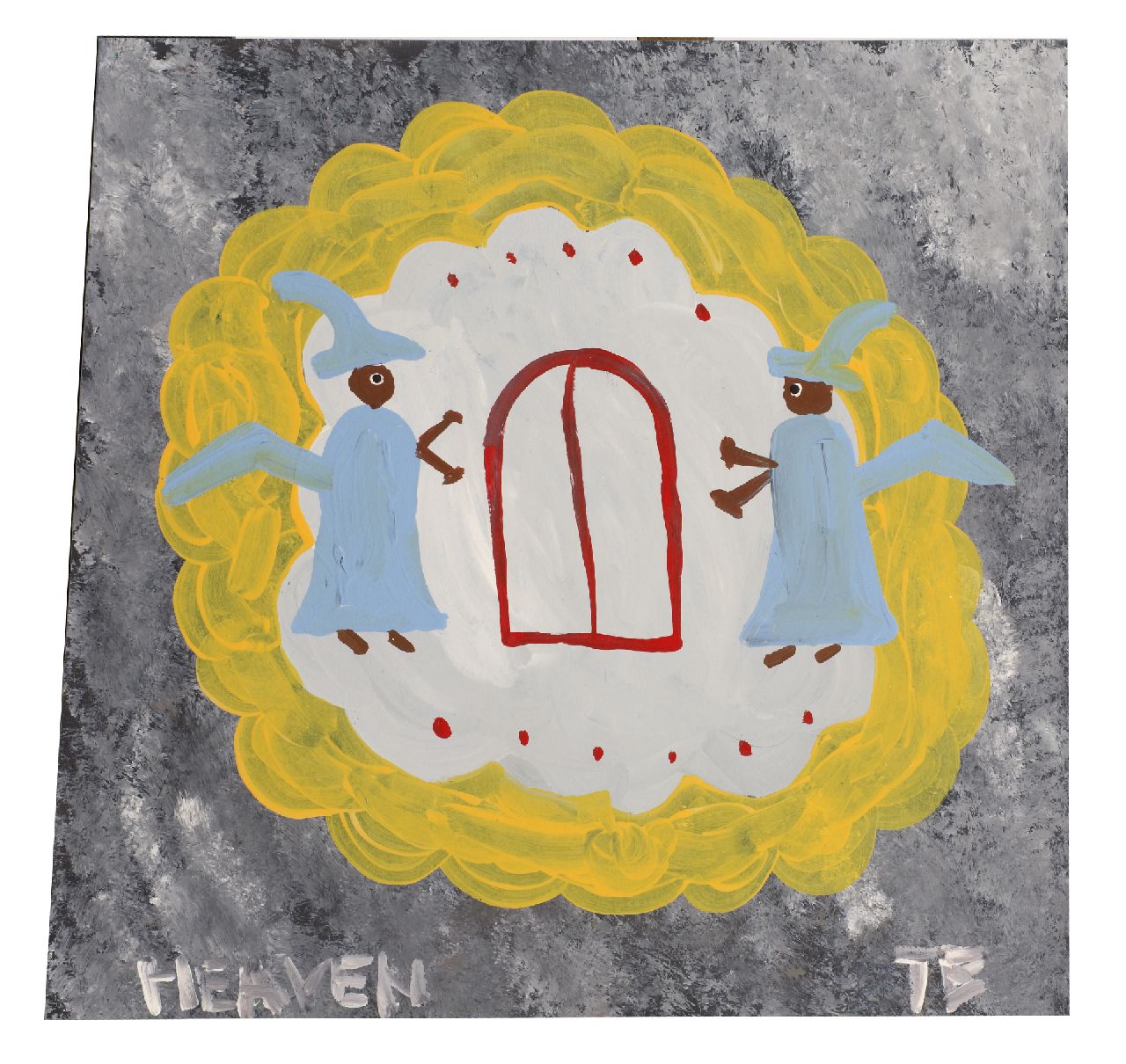 Brown T. | Timothy 'Tim' Brown, Heaven, Acryl auf Holz 40,4 x 40,0 cm, Unterzeichnet u.r. mit Initialen und ca 1995 Brown T. | Timothy 'Tim' Brown, Heaven, Acryl auf Holz 40,4 x 40,0 cm, Unterzeichnet u.r. mit Initialen und ca 1995