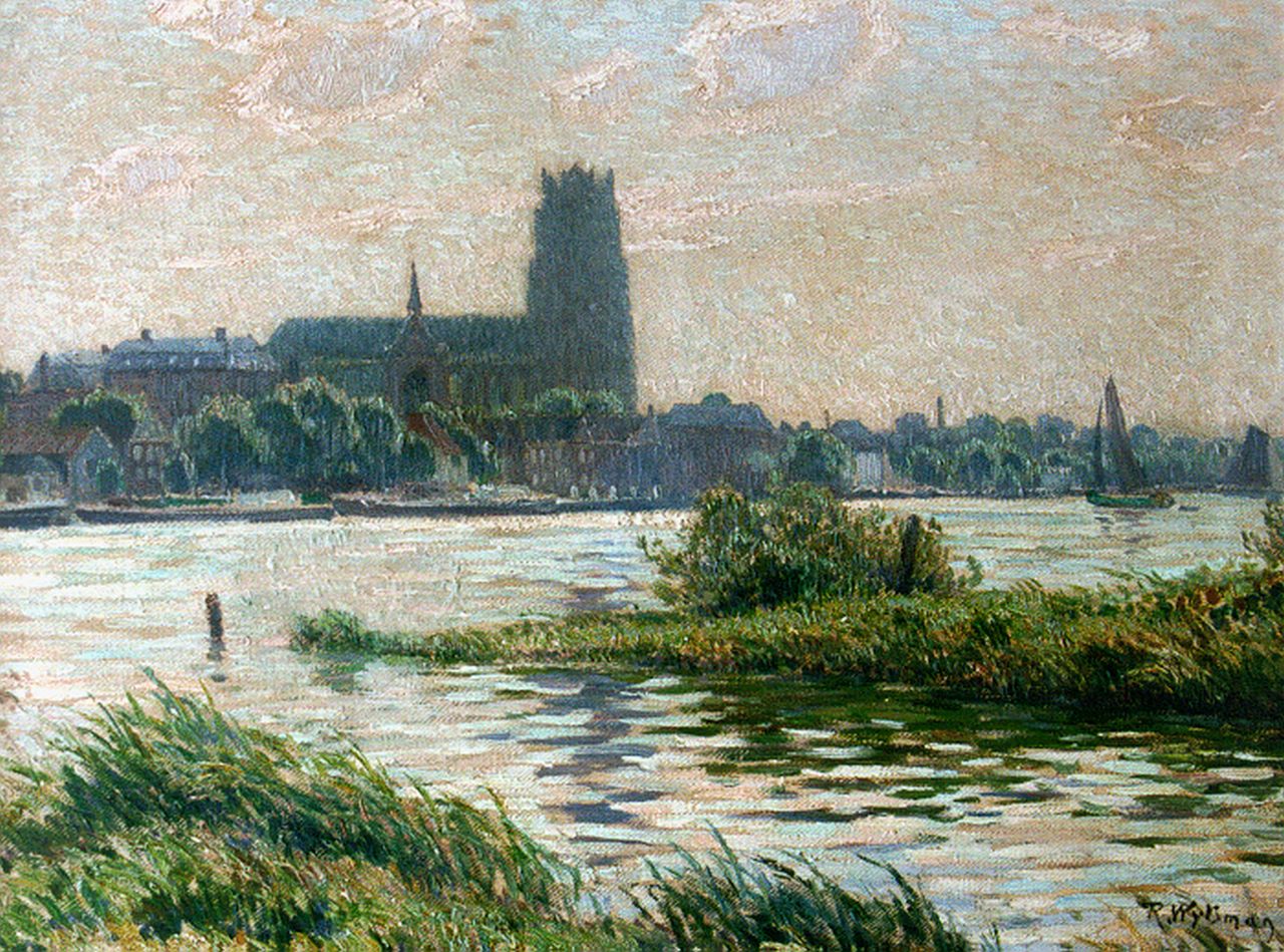 Wytsman R.P.  | 'Rodolphe' Paul Wytsman, A view of Dordrecht, Öl auf Leinwand 45,5 x 60,0 cm, signed l.r.
