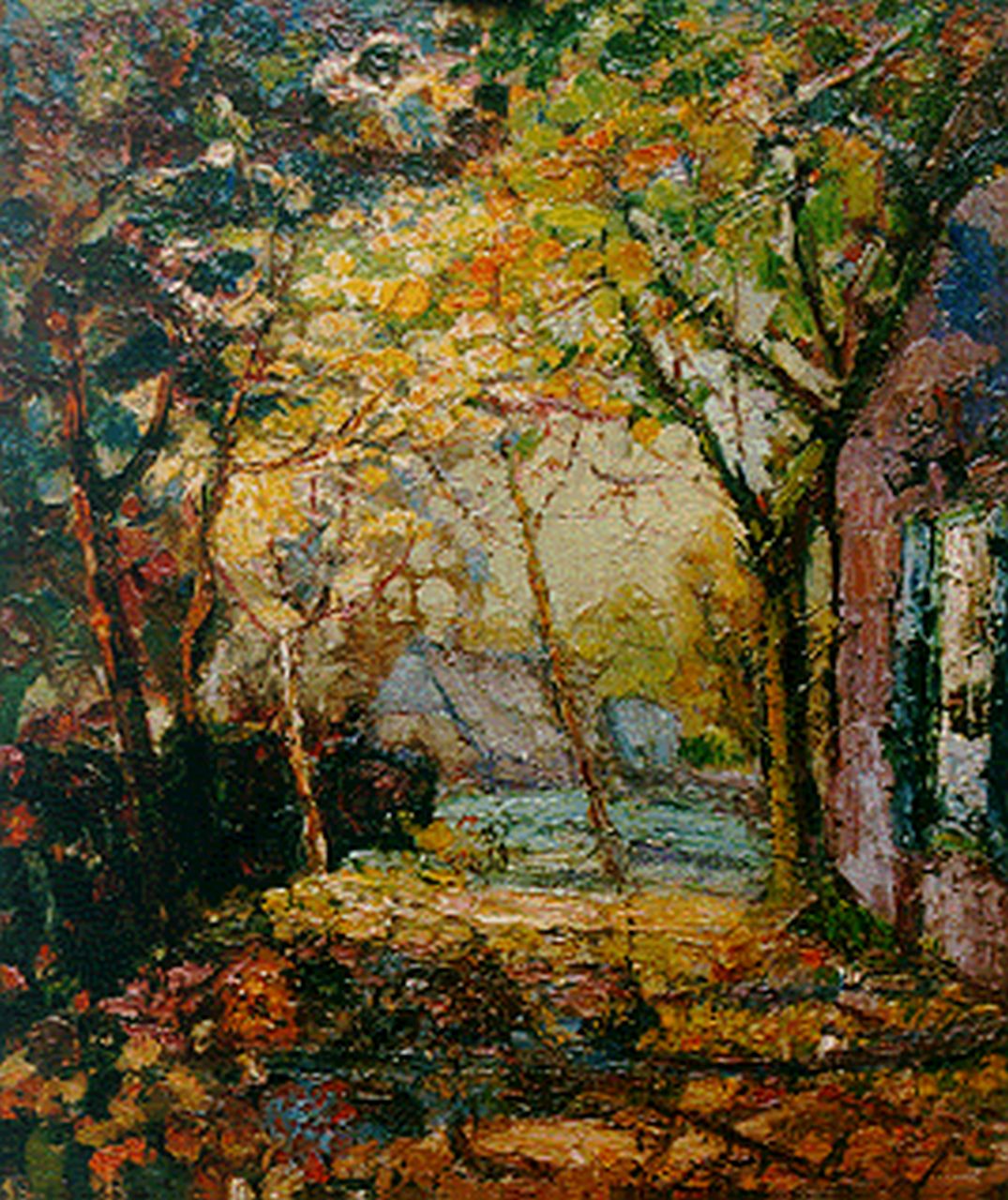 Kruysen J.  | Johannes 'Jan' Kruysen, Boterwijk near Oirschot, 58,0 x 50,4 cm