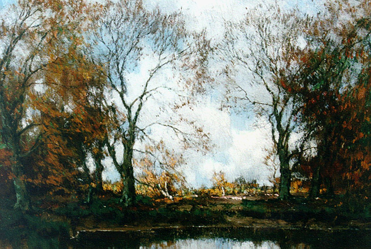Gorter A.M.  | 'Arnold' Marc Gorter, Autumn landscape, Öl auf Leinwand 32,0 x 42,5 cm, signed l.r.