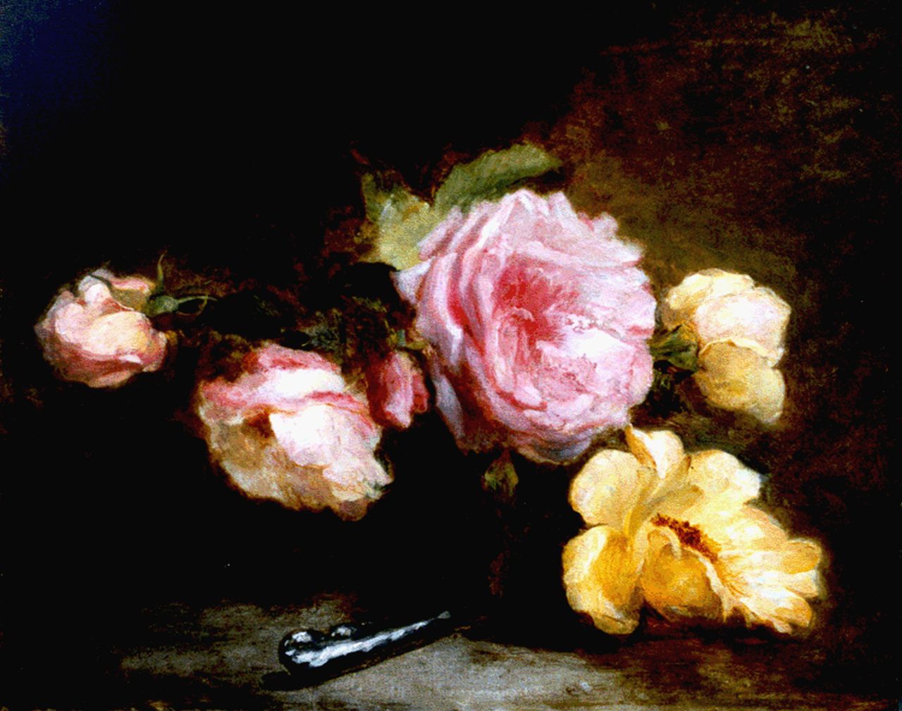 Kate Bisschop-Swift | Roses, 30,4 x 38,4 cm, signed signed l.l. und dated 1902