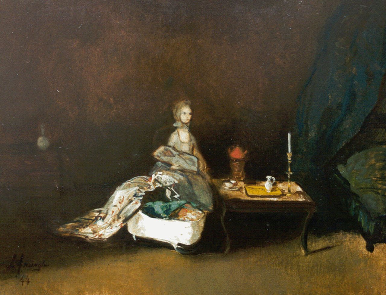 Ansingh M.E.G.  | Maria Elisabeth Georgina 'Lizzy' Ansingh, Motherhood, Öl auf Leinwand 50,0 x 65,7 cm, Unterzeichnet l.u. und datiert '44