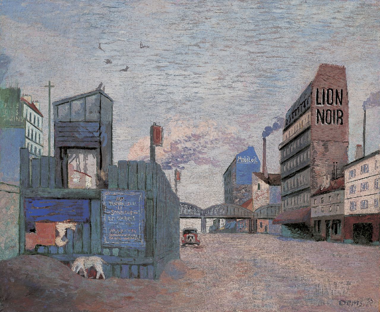 Oepts W.A.  | Willem Anthonie 'Wim' Oepts, Lion Noir, Paris, Öl auf Leinwand 38,1 x 46,1 cm, signed l.r. und dated '35