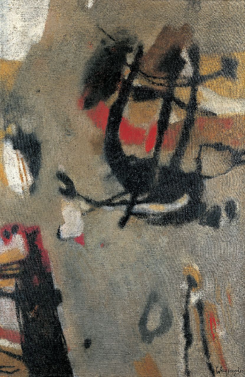 Wagemaker A.B.  | Adriaan Barend 'Jaap' Wagemaker, A bird, Öl auf Leinwand 98,5 x 65,1 cm, signed l.r. und dated '55