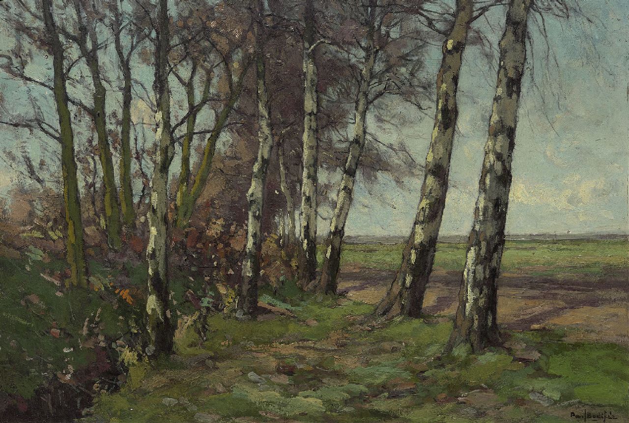 Bodifée J.P.P.  | Johannes Petrus Paulus 'Paul' Bodifée, A forest landscape, Öl auf Leinwand 31,5 x 45,6 cm, signed l.r.