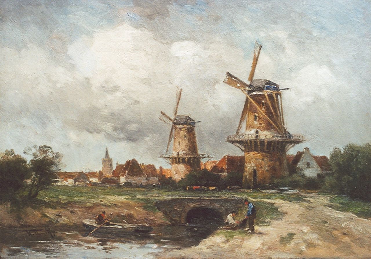 Rip W.C.  | 'Willem' Cornelis Rip, Mills, Öl auf Leinwand 51,3 x 71,4 cm, signed l.r. and reverse