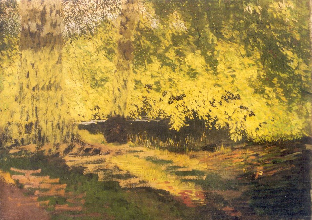 Bakels R.S.  | Reinier Sybrand Bakels, Before sunset, Öl auf Leinwand 38,6 x 52,5 cm, datiert 1904