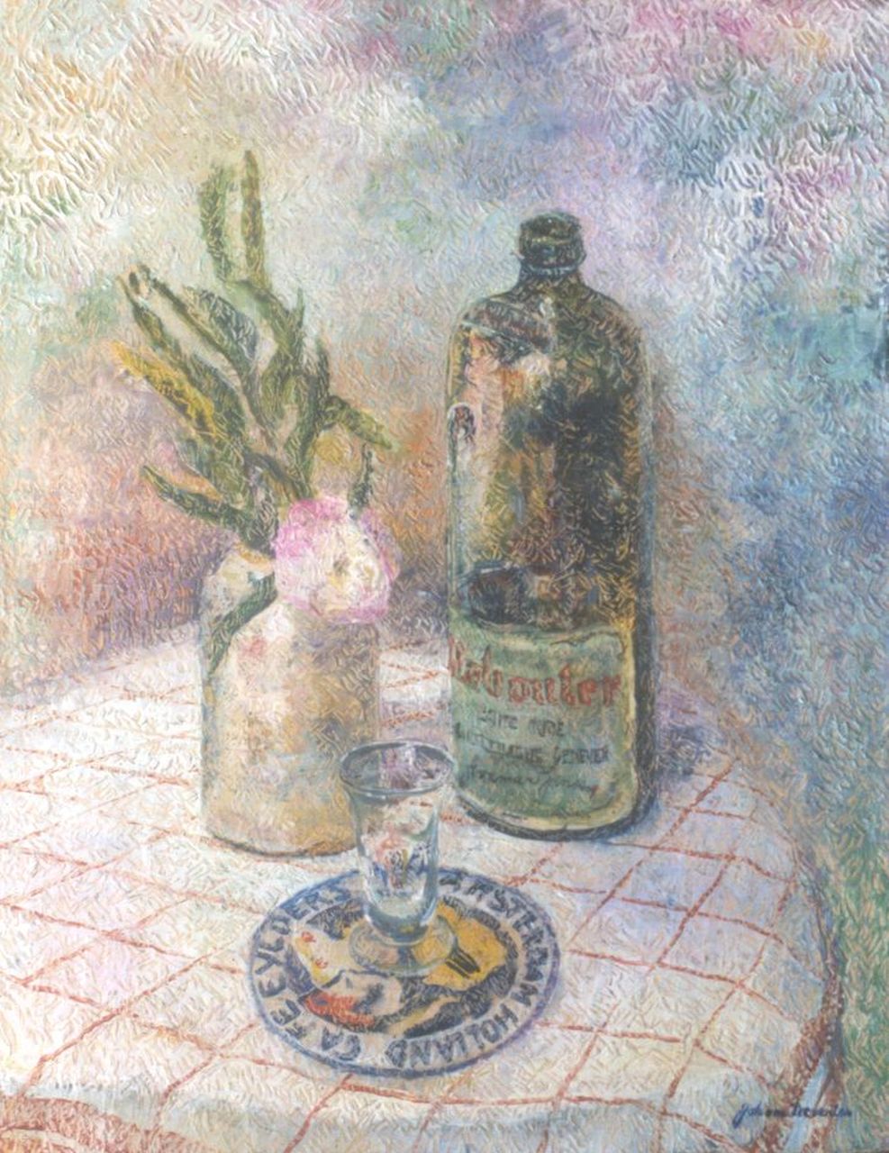 John van Deventer | A still life with a jug, Öl auf Leinwand, 60,4 x 47,0 cm, signed l.r.