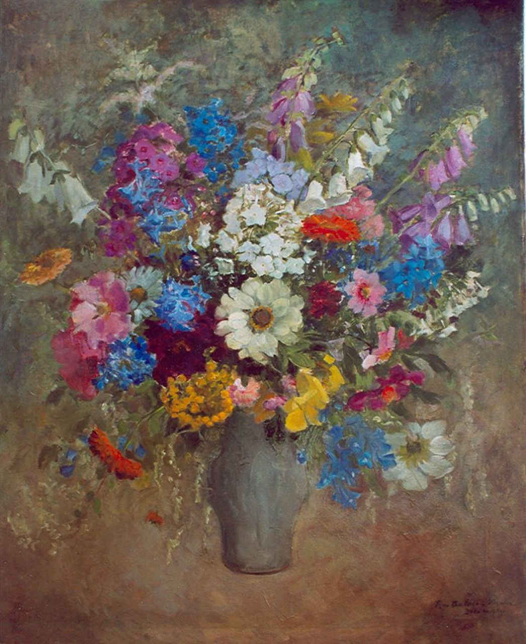 Balbian Verster-Bolderhey H.C. de | Hendrika Cornelia 'Rie' de Balbian Verster-Bolderhey, Field flowers in a vase, Öl auf Leinwand 99,5 x 79,5 cm, signed l.r.