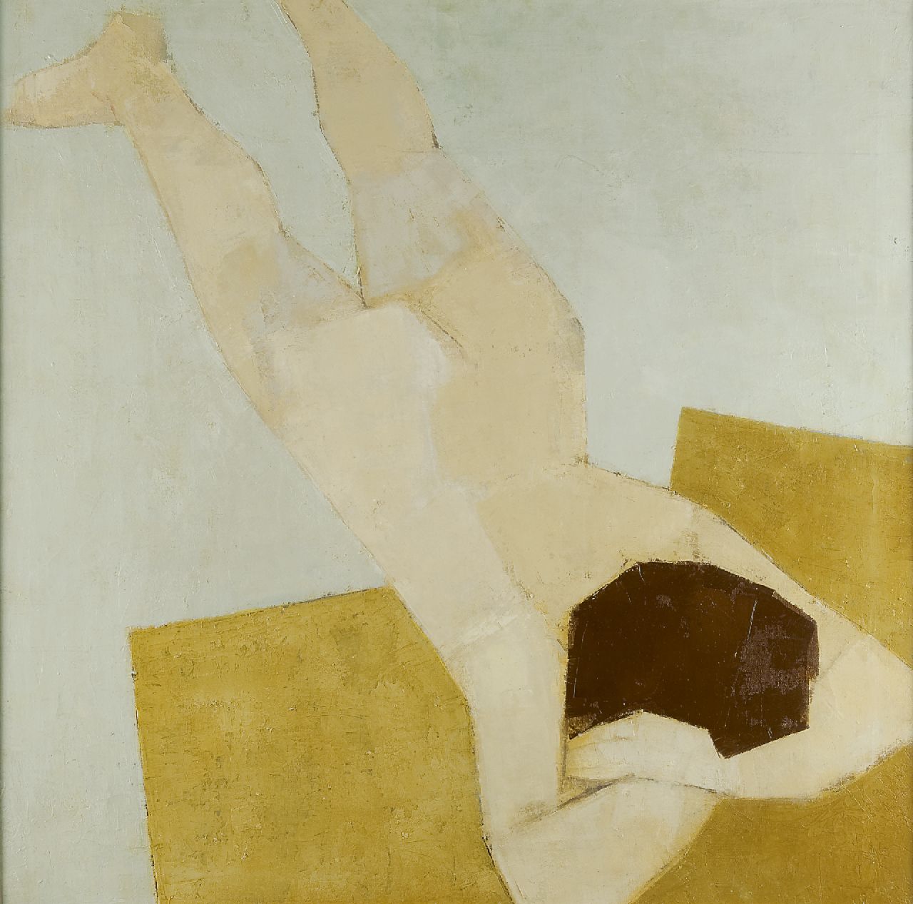 Koos Wassenaar | A nude, Öl auf Leinwand, 80,2 x 80,3 cm, signed l.r. with monogram