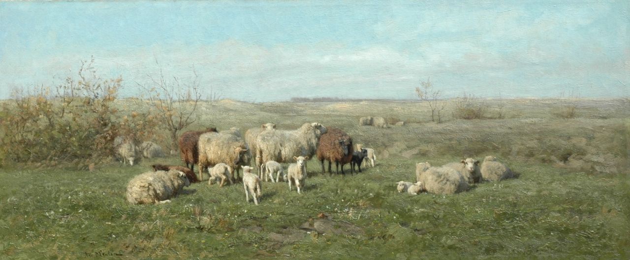 Meulen F.P. ter | François Pieter ter Meulen, Spring, Öl auf Leinwand 39,0 x 91,7 cm, signed l.l.