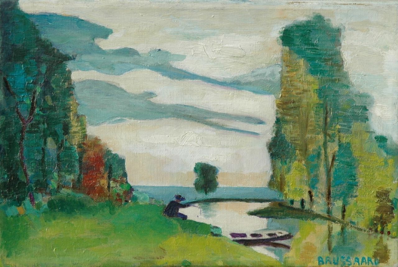 Corstiaan Brussaard | A summer landscape, Öl auf Leinwand, 20,0 x 30,0 cm, signed l.r.