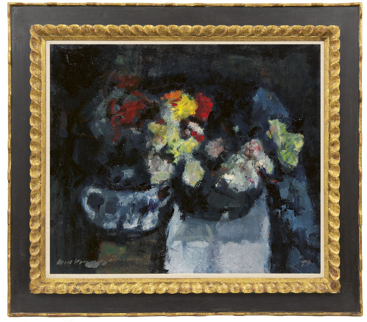 Verwey K.  | Kees Verwey | Gemälde zum Verkauf angeboten | Blumenstilleben, Öl auf Leinwand 60,2 x 70,5 cm, Unterzeichnet l.u.