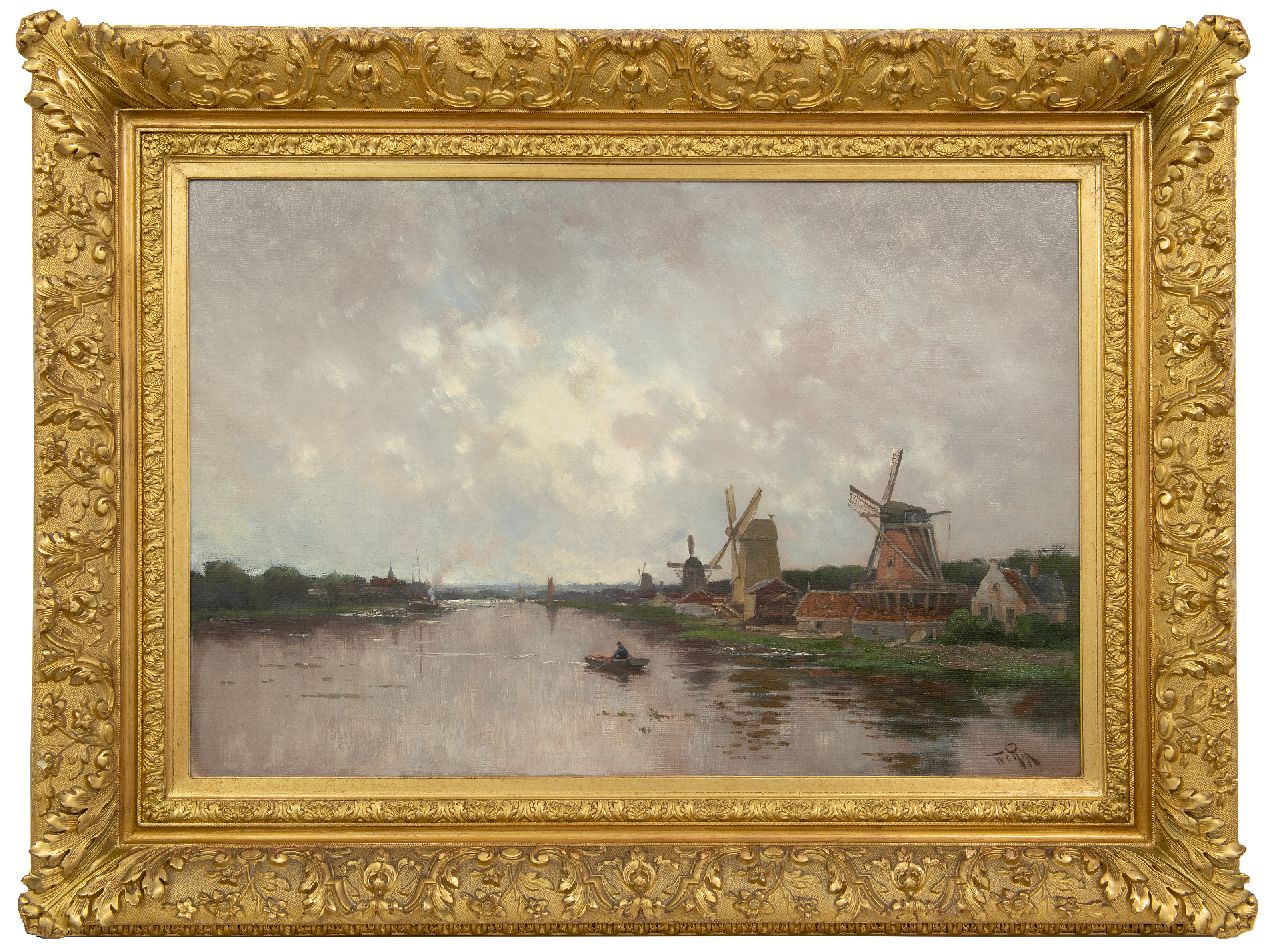 Rip W.C.  | 'Willem' Cornelis Rip, Windmühlen an der Zaan, Öl auf Leinwand 62,8 x 90,6 cm, Unterzeichnet r.u.