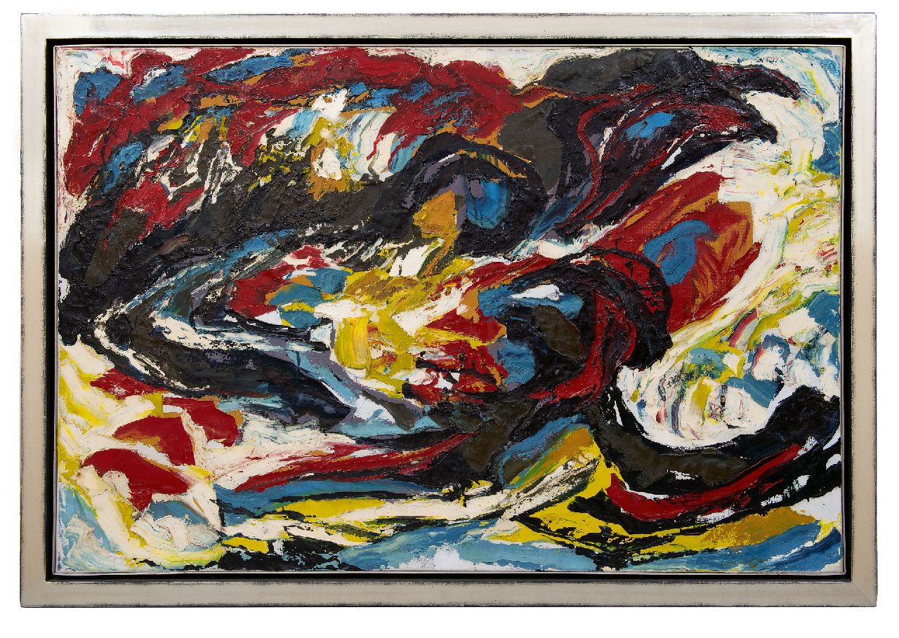 Hunziker F.  | Frieda Hunziker, Rettung, Öl auf Leinwand 99,5 x 149,5 cm, Unterzeichnet im Verso und zu datieren um 1961
