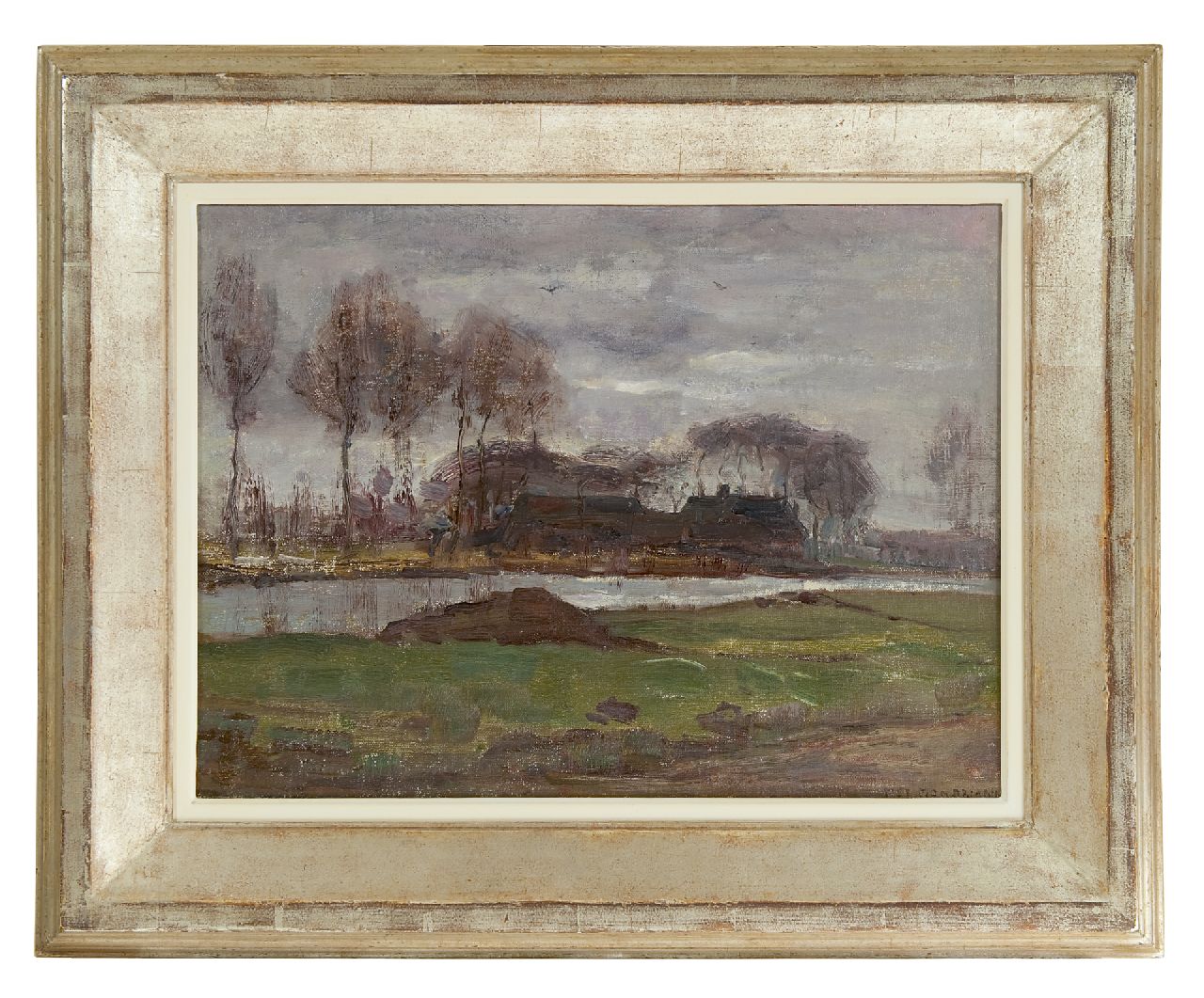Mondriaan P.C.  | Pieter Cornelis 'Piet' Mondriaan, Studie für 'Sommernacht', Öl auf Leinwand 32,3 x 44,1 cm, Unterzeichnet r.u. und zu datieren 1906-1907