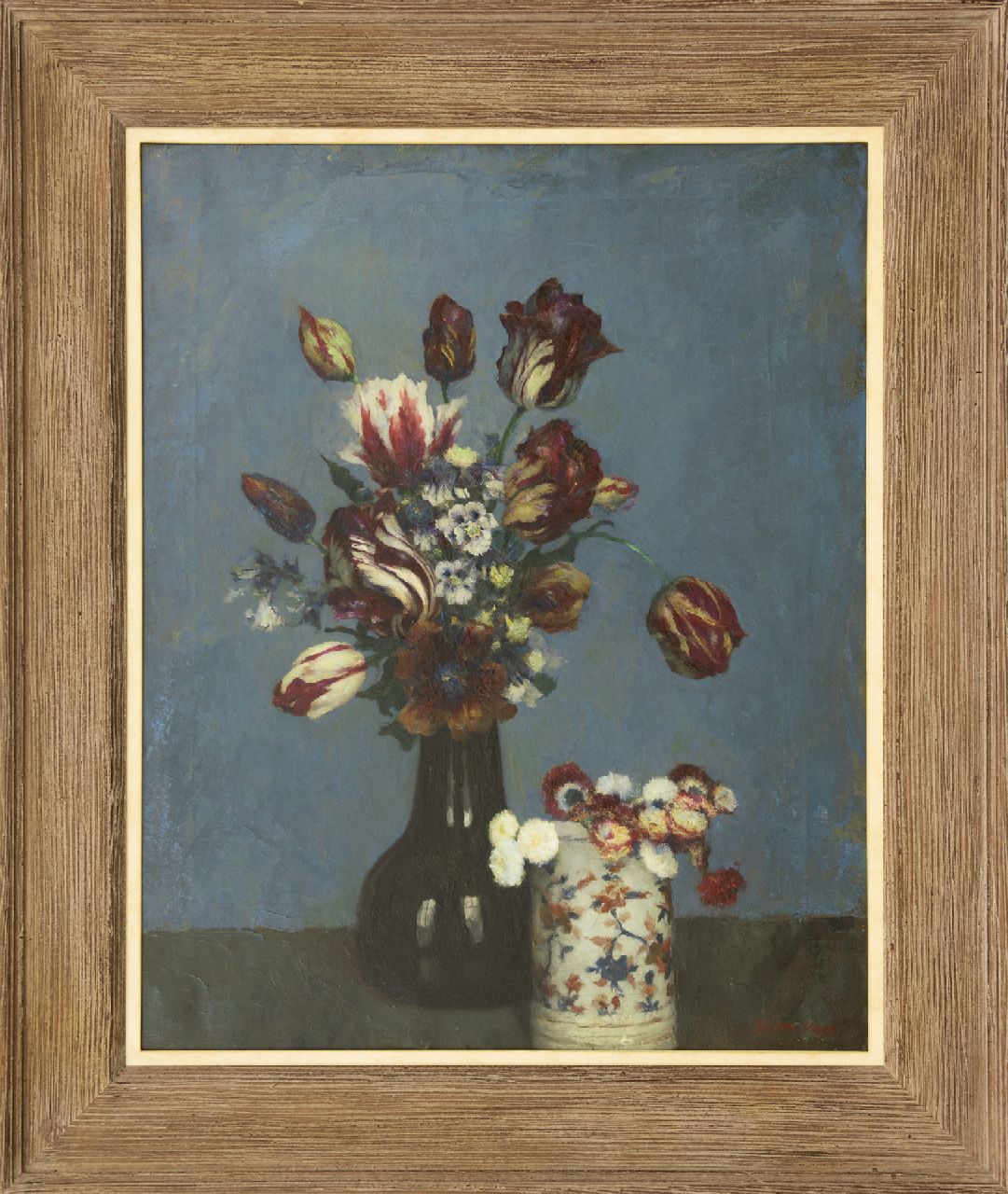 Vaes W.  | Walter Vaes | Gemälde zum Verkauf angeboten | Blumenstilleben, Öl auf Leinwand 67,9 x 54,5 cm, Unterzeichnet r.u.