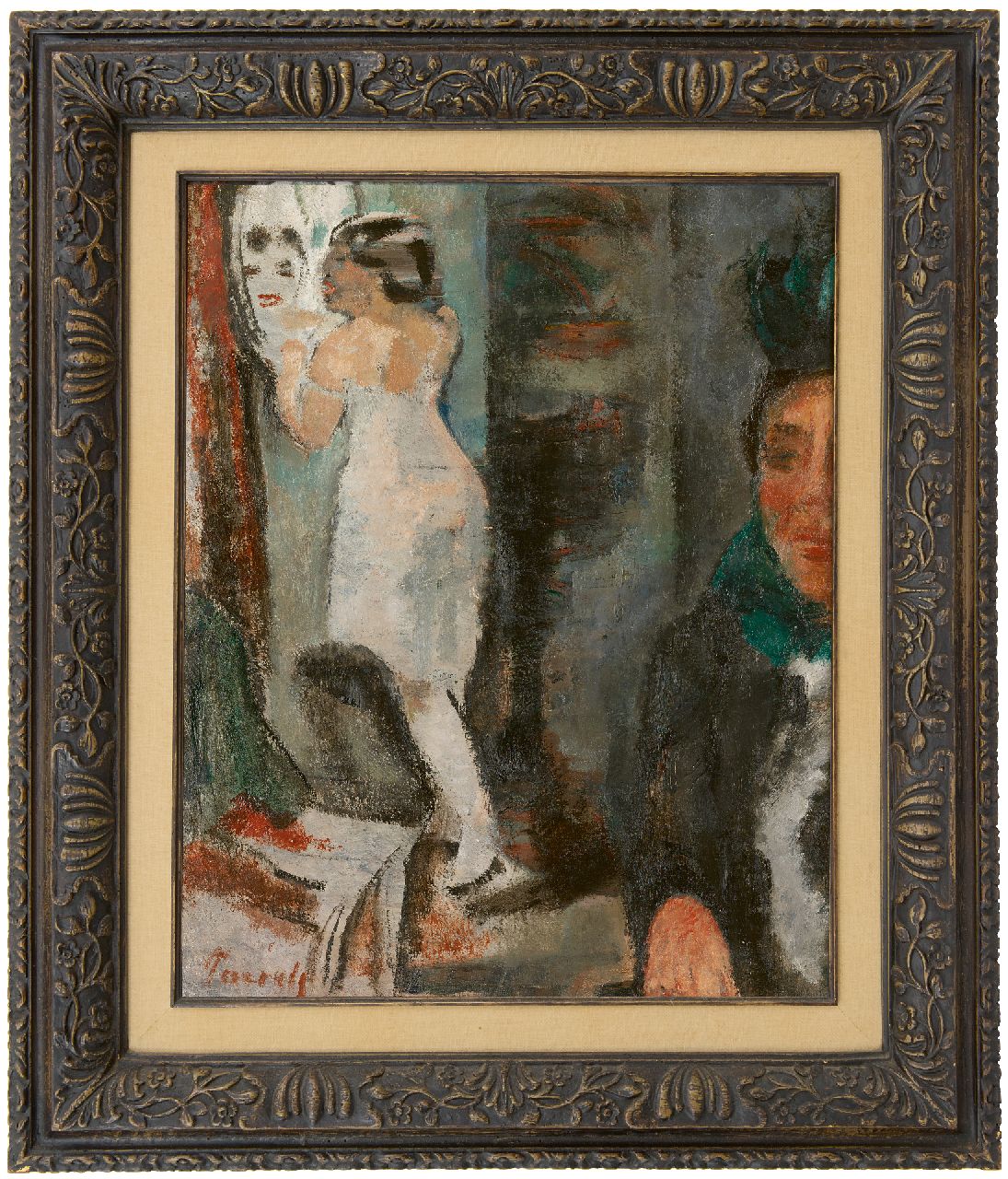 Paerels W.A.  | 'Willem' Adriaan Paerels | Gemälde zum Verkauf angeboten | Frau vor dem Spiegel, Öl auf Leinwand 50,0 x 40,0 cm, Unterzeichnet l.u. und zu datieren um 1922