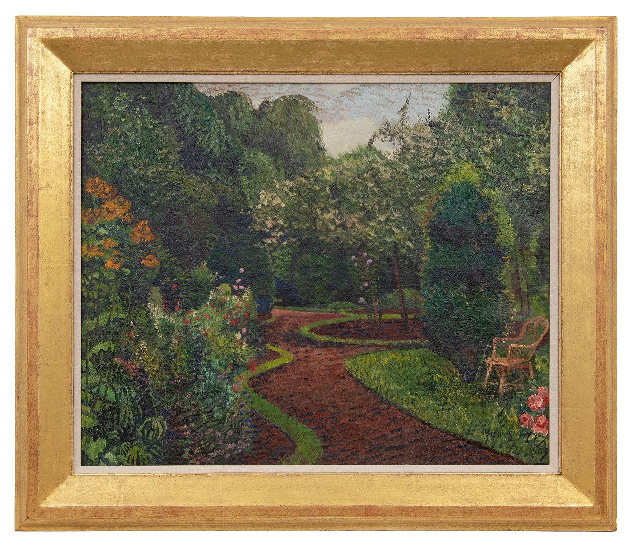 Bieling H.F.  | Hermann Friederich 'Herman' Bieling | Gemälde zum Verkauf angeboten | Blüte im Garten, Hillegersberg, Öl auf Leinwand 63,5 x 77,2 cm, Unterzeichnet r.u. und datiert '32