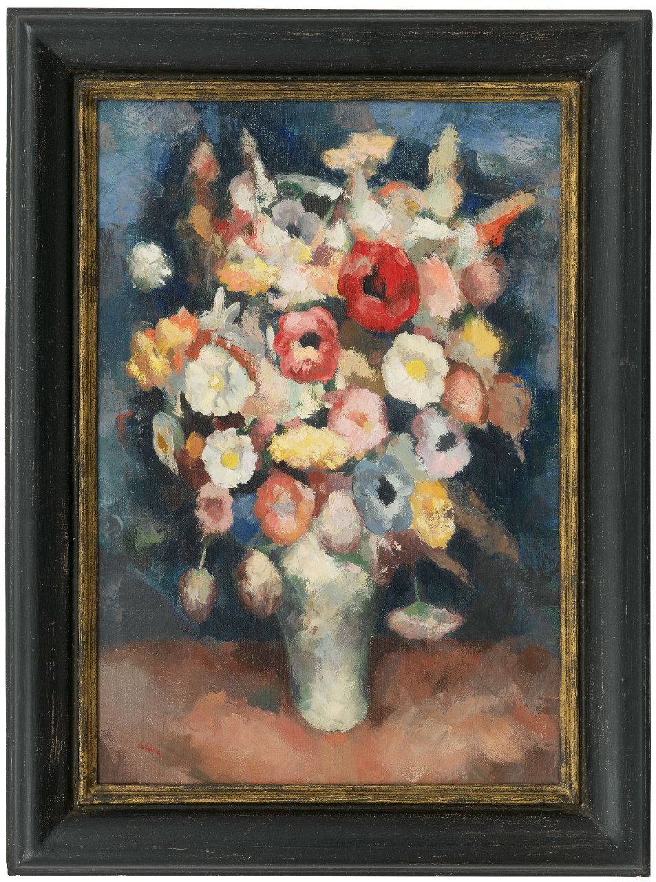 Kelder A.B.  | Antonius Bernardus 'Toon' Kelder | Gemälde zum Verkauf angeboten | Blumen, Öl auf Leinwand 57,2 x 39,4 cm, Unterzeichnet l.u.