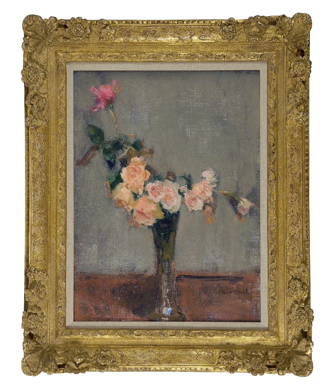 Israels I.L.  | 'Isaac' Lazarus Israels, Flower still life, Öl auf Leinwand 40,3 x 30,4 cm, signed l.r.