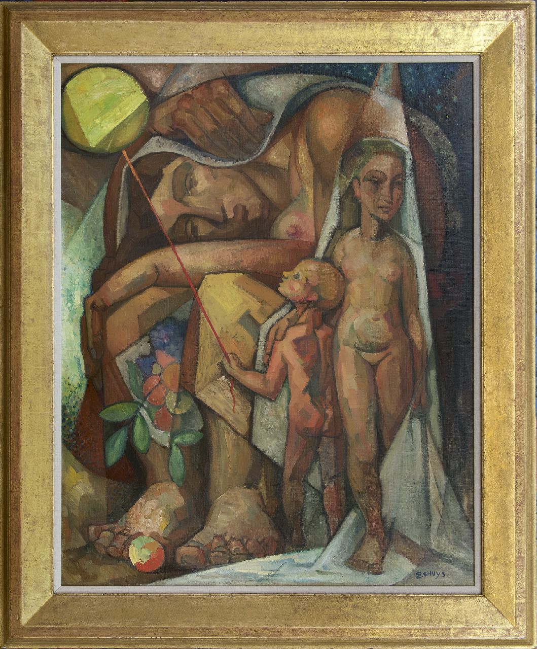 Eshuijs H.J.  | Hendrikus Jacobus Eshuijs, Fruchtbarkeit, Öl auf Leinwand 92,0 x 72,0 cm, Unterzeichnet r.u. und zu datieren Jahre '50