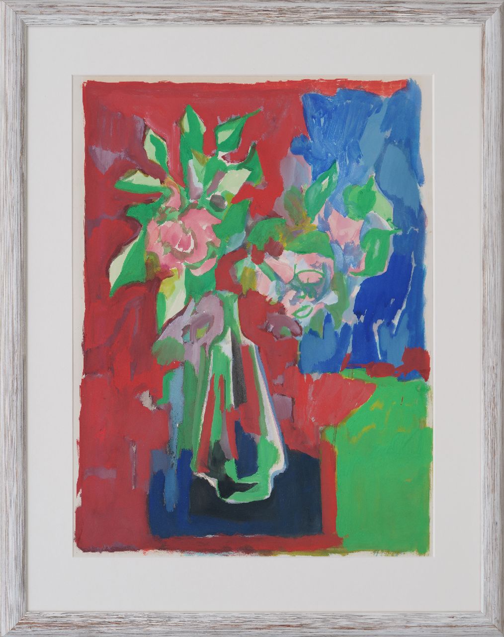 Elffers D.C.  | Dirk Cornelis 'Dick' Elffers, Blumenstilleben, Gouache auf Papier 70,0 x 55,0 cm