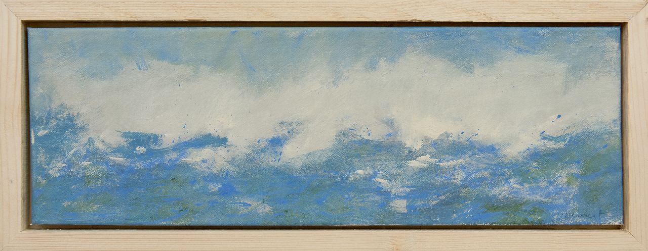Hemert E. van | Evert van Hemert, Seascape, Acryl auf Leinwand 20,0 x 60,0 cm, Unterzeichnet u.r.