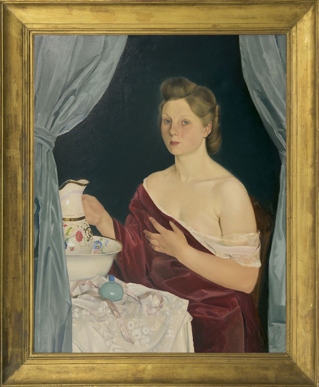 Léon Navez | Gemälde zum Verkauf | La toilette