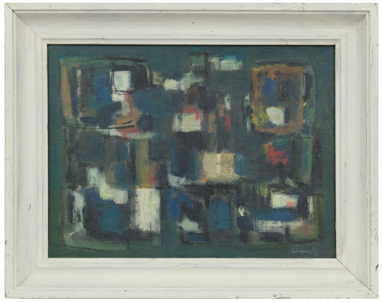 Kropff J.  | Johan 'Joop' Kropff | Gemälde zum Verkauf angeboten | Komposition, Öl auf Leinwand 30,7 x 40,3 cm, Unterzeichnet u.r.