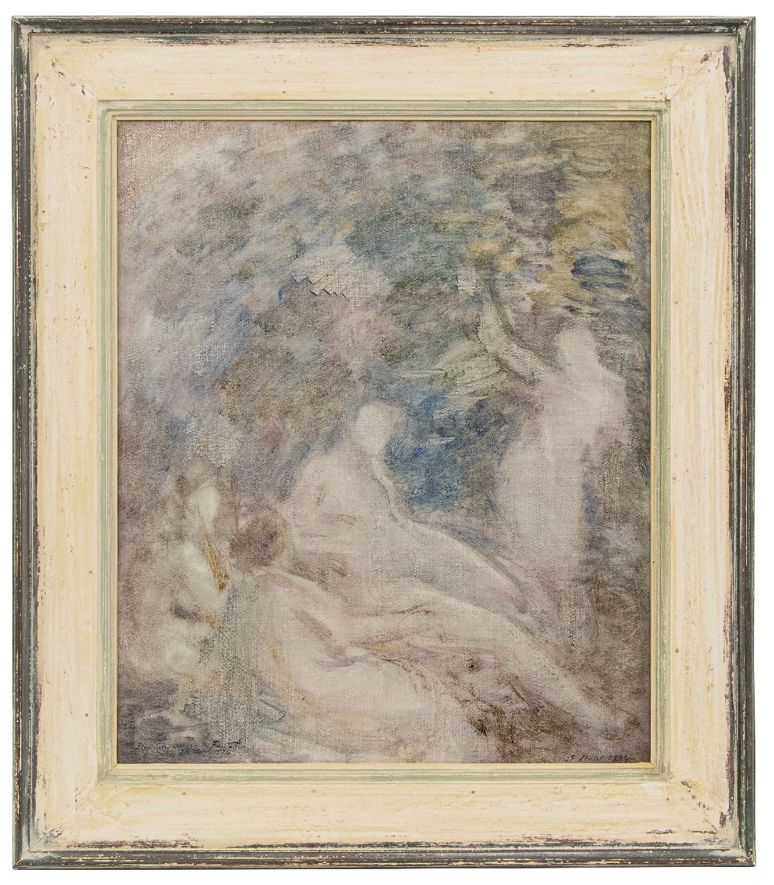 Fantin-Latour I.H.J.T.  | Ignace 'Henri' Jean Théodore Fantin-Latour | Gemälde zum Verkauf angeboten | Trois baigneuses, Öl auf Leinwand 65,1 x 54,0 cm, datiert 25. Aug. 1904