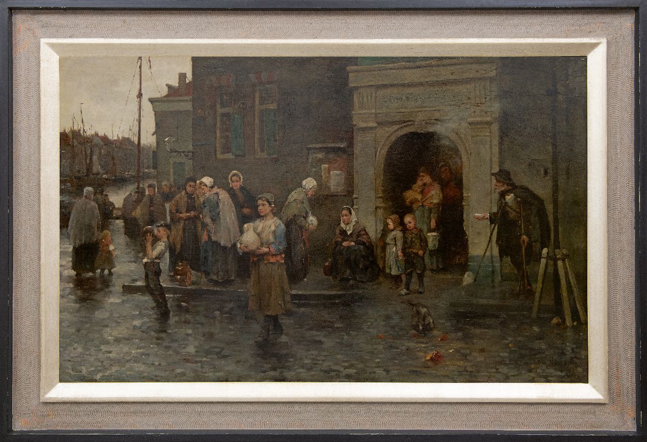 Jong J. de | Johannes 'Jan' de Jong | Gemälde zum Verkauf angeboten | Leben und leben lassen, Öl auf Leinwand 75,5 x 122,6 cm, Unterzeichnet u.r. und datiert '86