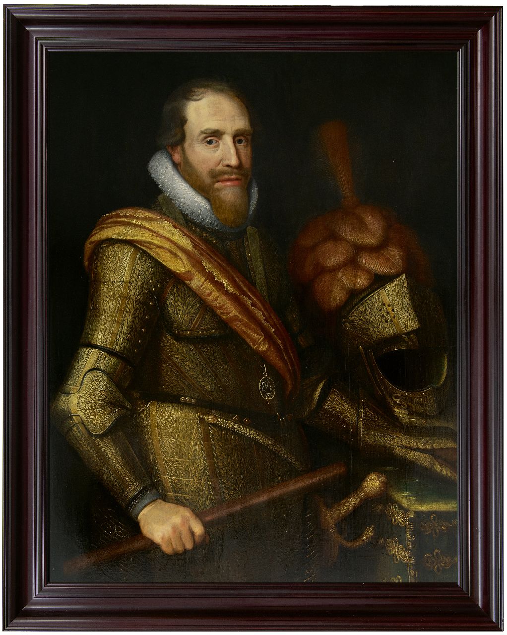 Mierevelt (atelier van) M.J. van | Michiel Jansz. van Mierevelt (atelier van), Porträt von Maurits, Prinz von Oranje, Öl auf Holz 99,8 x 77,1 cm, zu datieren um 1620