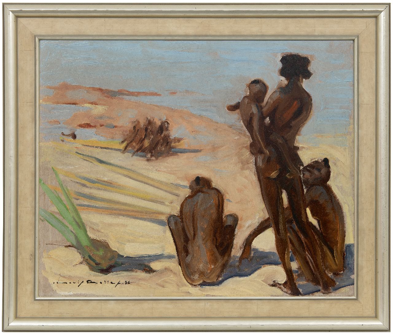 Rollet L.  | Louis Rollet | Gemälde zum Verkauf angeboten | Nossi-Bé, Madagascar, Öl auf Holz 50,1 x 61,2 cm, Unterzeichnet u.l. und datiert '36