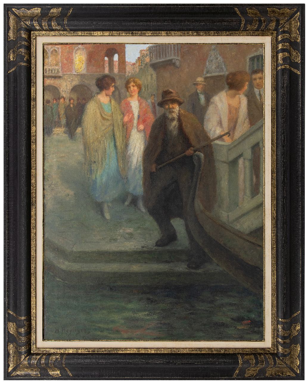 Heijligers H.  | Hendrik 'Henri' Heijligers | Gemälde zum Verkauf angeboten | In Venedig, Öl auf Leinwand 100,3 x 75,4 cm, Unterzeichnet u.l.