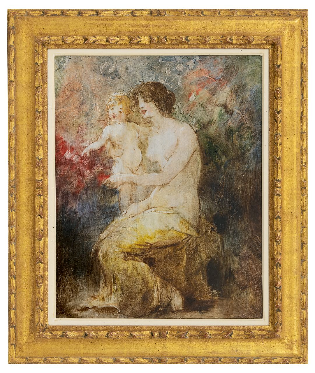 Smith H.  | Hobbe Smith | Gemälde zum Verkauf angeboten | Mutter mit Kind, Öl auf Tafel 46,3 x 36,6 cm