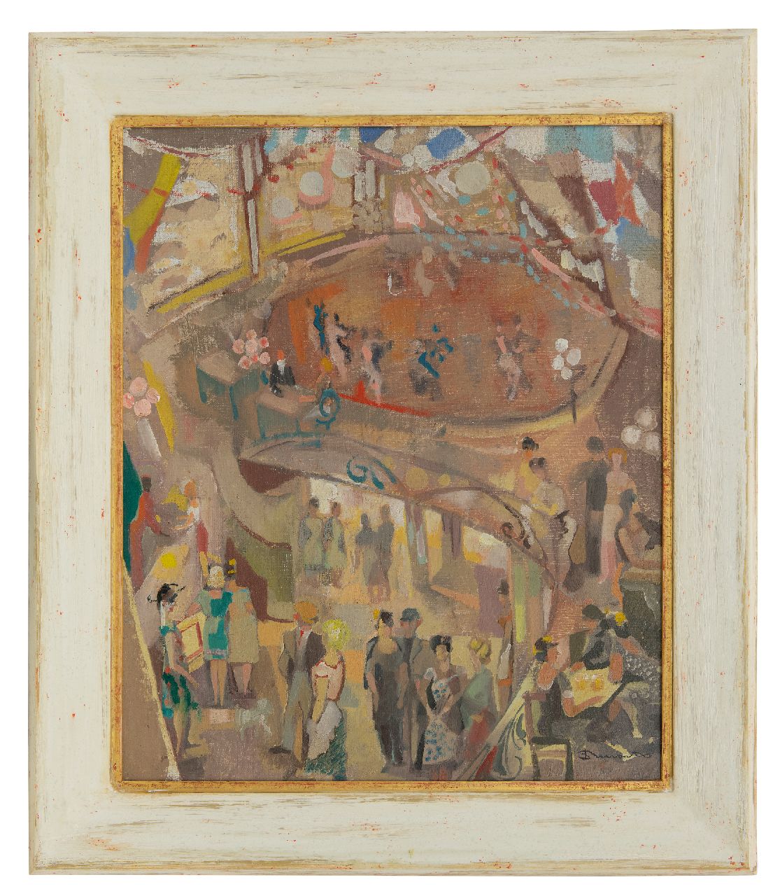 Bervoets L.  | Leo Bervoets, Der Tanzsaal, Öl auf Leinwand 60,6 x 50,3 cm, Unterzeichnet u.r.