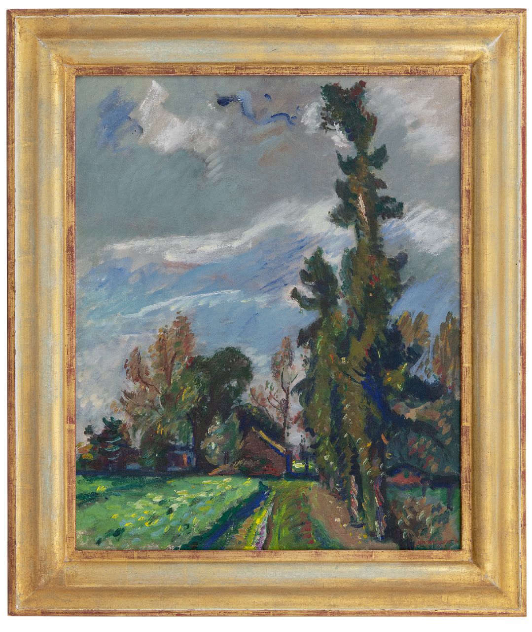 Wiegers J.  | Jan Wiegers, Veluwe Landschaft, Öl auf Leinwand 61,4 x 50,5 cm, Unterzeichnet u.r. und datiert '41
