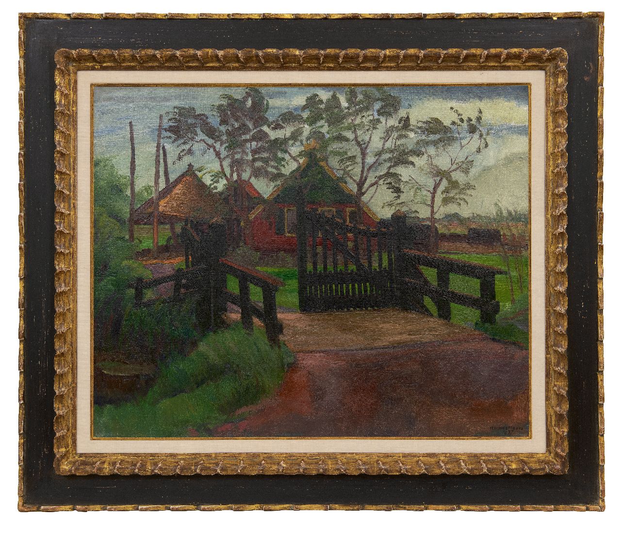 Meurs H.H.  | 'Harmen' Hermanus Meurs | Gemälde zum Verkauf angeboten | Bauernhof in Polderlandschaft, Öl auf Leinwand 59,9 x 73,3 cm, Unterzeichnet u.r. und datiert 1937