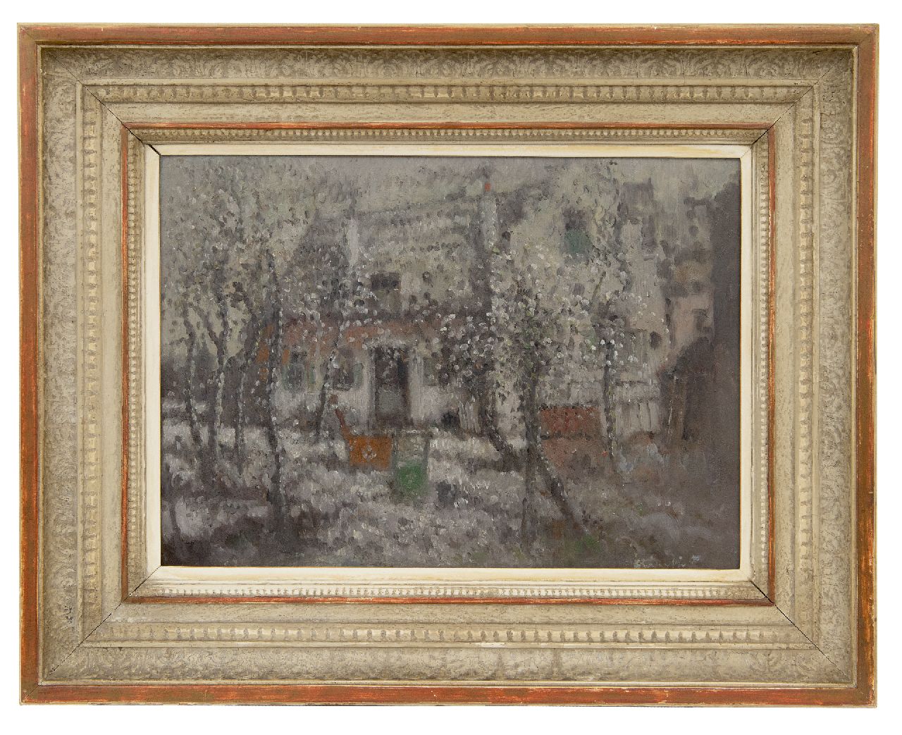 Daalhoff H.A. van | Hermanus Antonius 'Henri' van Daalhoff | Gemälde zum Verkauf angeboten | Winter, Öl auf Holz 25,5 x 35,5 cm, Unterzeichnet u.r. und im Verso