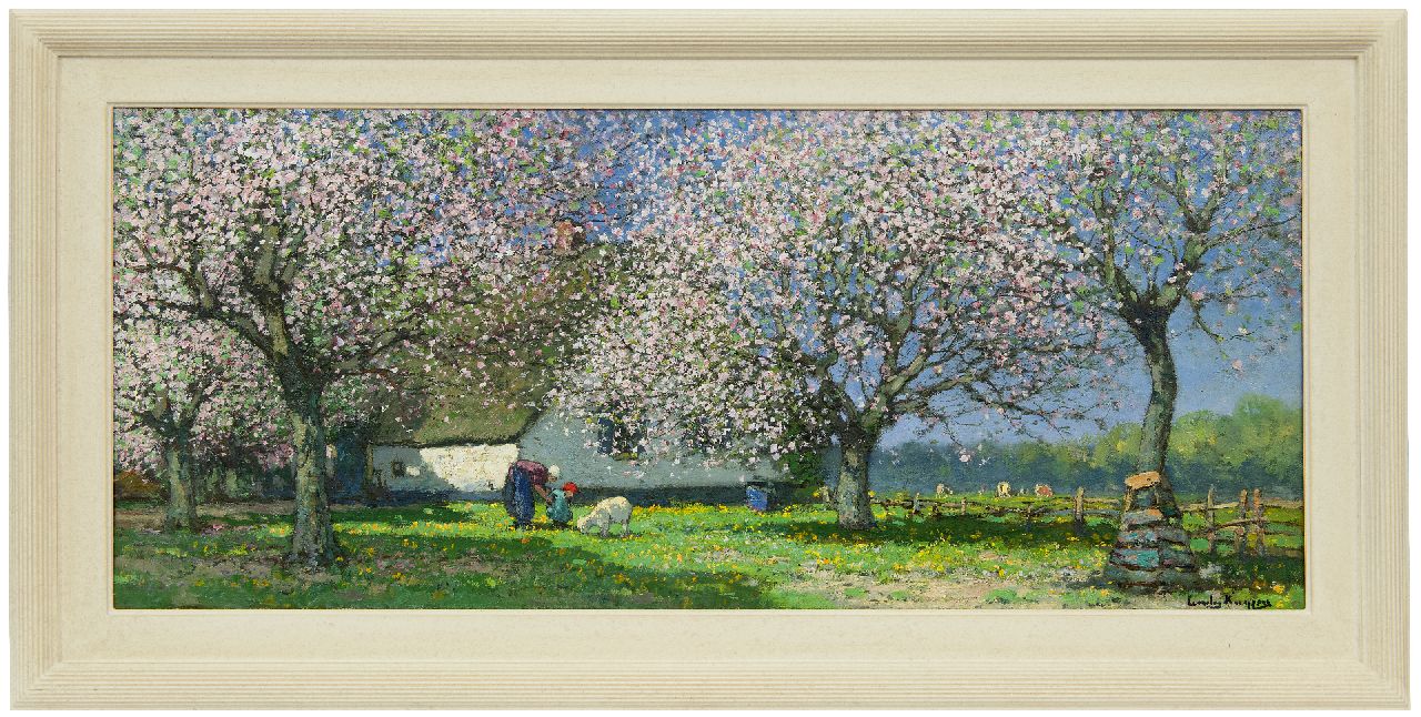 Kuijpers C.  | Cornelis Kuijpers, Frühling, Öl auf Leinwand 41,3 x 96,3 cm, Unterzeichnet u.r.