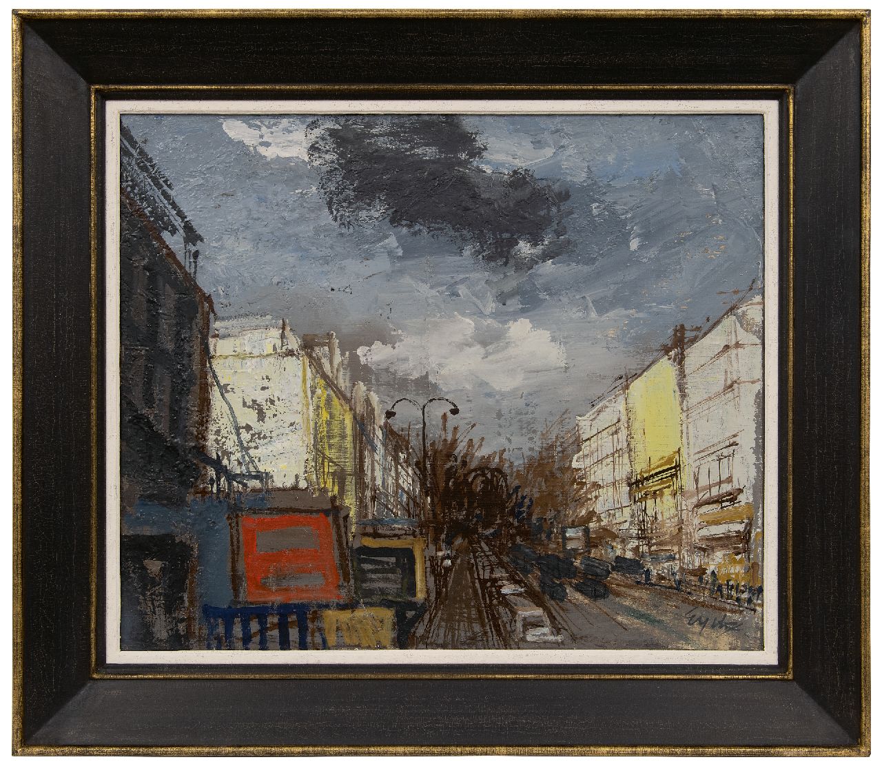 Eyck Ch.H.  | 'Charles' Hubert Eyck, Der Boulevard St. Denis in Paris, Öl auf Leinwand 54,0 x 65,2 cm, Unterzeichnet u.r. und zu datieren um 1927-1930