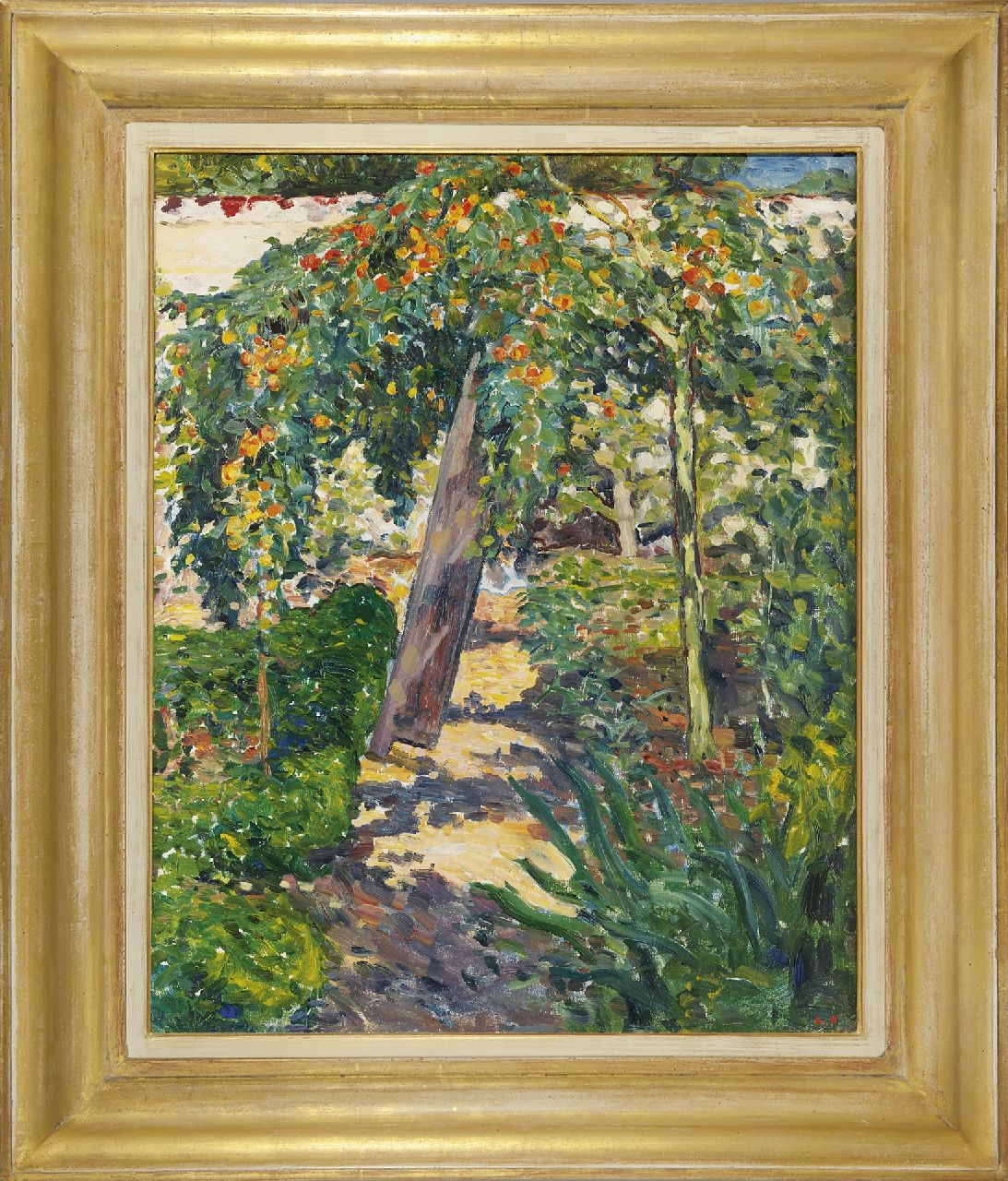 Valtat L.  | Louis Valtat, L'arbre dans le jardin (Baum im Garten), Öl auf Leinwand 81,0 x 65,0 cm, Unterzeichnet r.u. in Stempelsignatur und zu datieren 1896