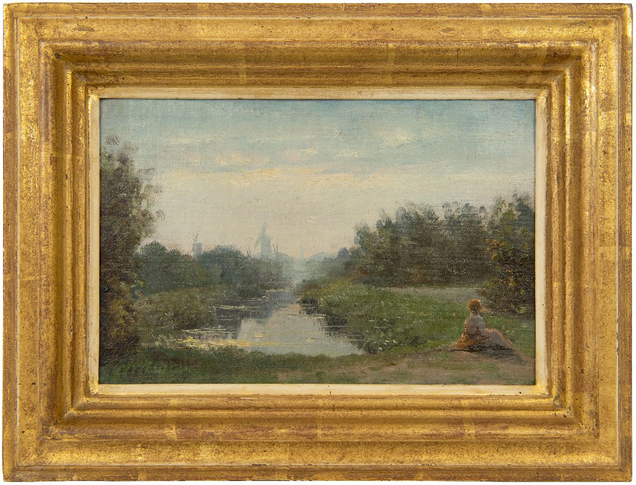 Eerelman O.  | Otto Eerelman | Gemälde zum Verkauf angeboten | Sommerlicht, Öl auf Leinwand  auf Holzfaser 15,9 x 23,4 cm, Unterzeichnet u.l.