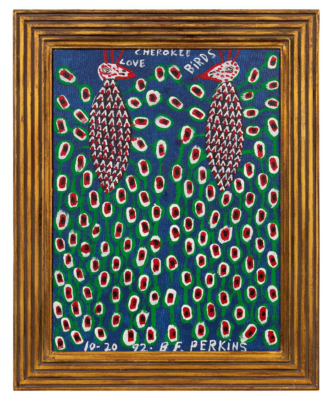 Perkins B.F.  | Benjamin Franklin 'B.F.' Perkins, Cherokee Love Birds, Öl auf Leinwand 60,0 x 45,0 cm, Unterzeichnet u.m. und datiert 10-20 92